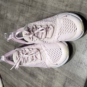 Nike Air Max 270 Barely Rose Sneakers Shoes 7 Women's